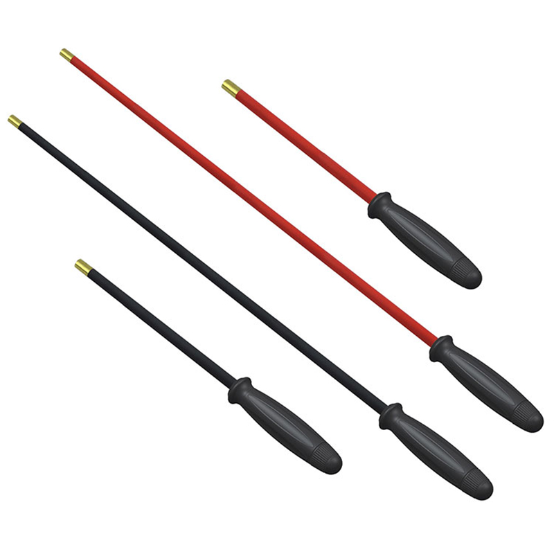 Plastikust käepidemega kiiresti pöörlev PVC terasest püstoli puhastusvarras