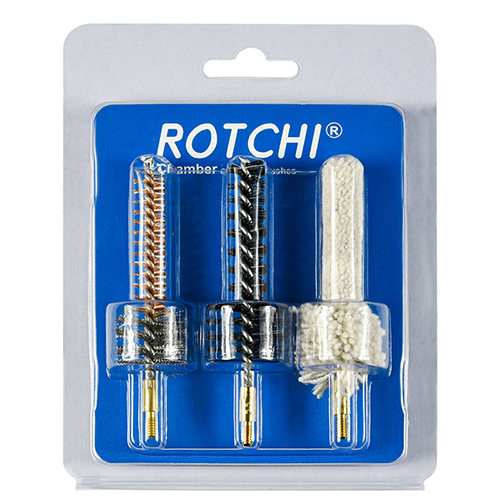 Püssikambri puhastushari 3-in-1 komplekt, blister ja kaardipakk. Saadaval