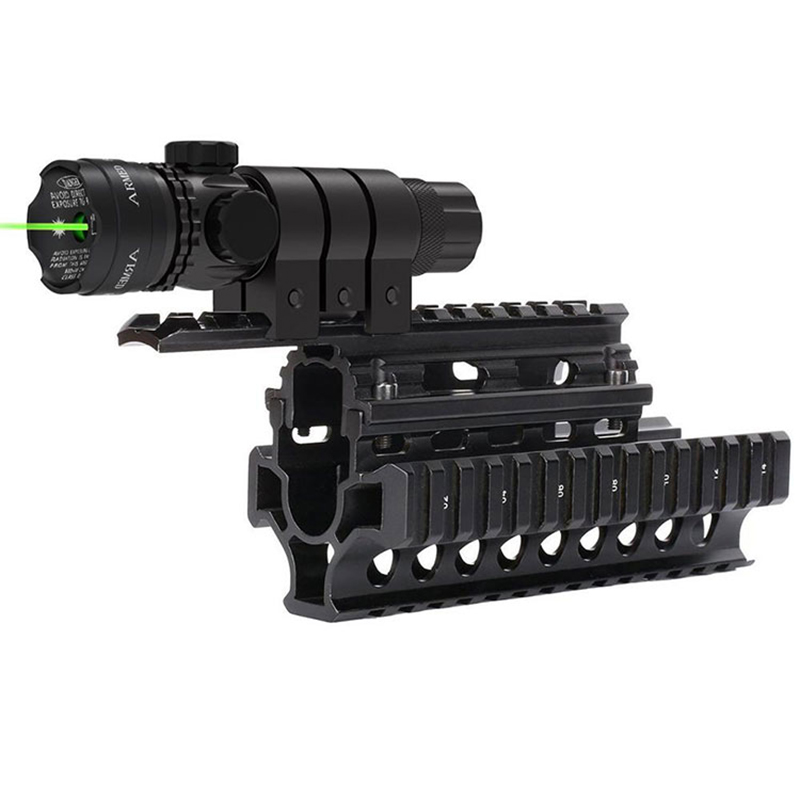 Taktikaline välijahi laskmine vintpüstol Glock Picatinny rööbaste kinnitus Green Dot sihiku lasersihik püstoli jaoks
